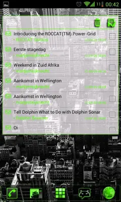 GOWidget PoisonGreenICS Light Theme by TeamCarbon android App screenshot 6